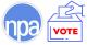 NPA Election 2021 logo